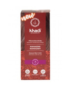 Билкова боя за коса - махагон, Khadi, 100 г