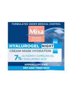 Mixa Hyalurogel Нощен крем 50мл