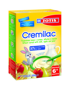 JOTIS CREMILAC Wheat Cereal-Apple-Pear 200g