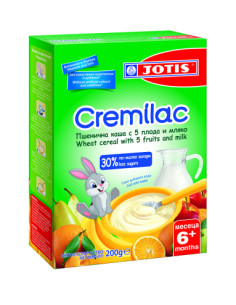 JOTIS CREMILAC Wheat Cereal-5 Fruits 200g