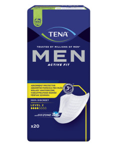 Tena for men level 2 20бр 6бр/к