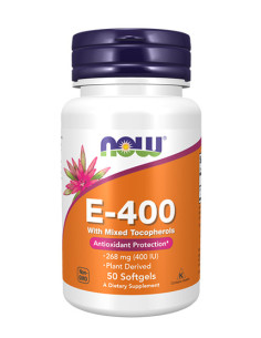 NOW Vitamin E-400 IU with Mixed Tocopherols / 50 Softgels