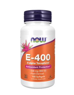 NOW Vitamin E-400 IU D-Alpha / 100 Softgels