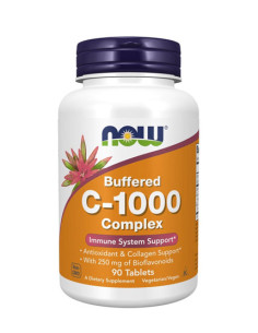 NOW Vitamin C-1000 Complex with 250mg Bioflavonoids - Buffered / 90 Tabs