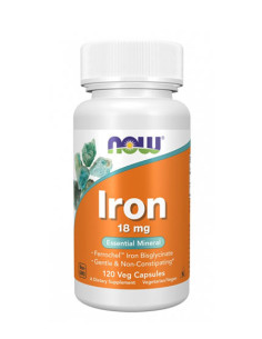 NOW Iron 18mg Ferrochel / 120Vcaps