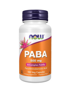 NOW PABA 500mg. / 100 Caps. / 0.05g.