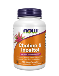 NOW Choline - Inositol 500mg. / 100 Caps.