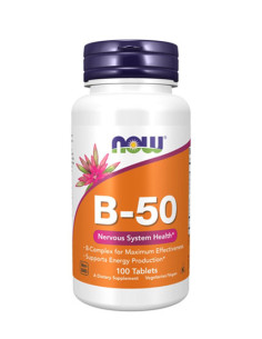 NOW Vitamin B-50 / 100tabs.