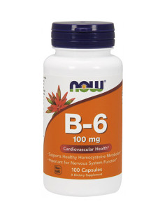 NOW Vitamin B-6 100 mg / 100 Caps