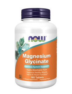 NOW Magnesium Glycinate 100 mg / 180 Tabs