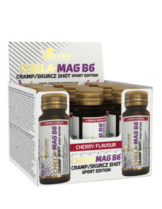 OLIMP Chela - Mag B6 Cramp Shot Sport Edition Box / 9 x 25 ml - GLASS / Orange / 0.2g.