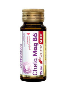 OLIMP Chela - Mag B6 Cramp Shot / 25 ml - GLASS / Cherry / 0.03g.
