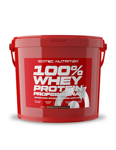 SCITEC 100- Whey Protein Professional / Strawberry / 5g.