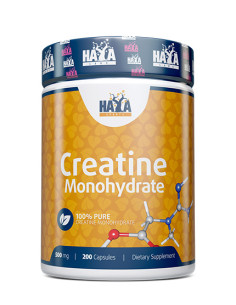 HAYA LABS Sports Creatine Monohydrate 500mg / 200 Caps.