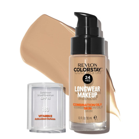 No 180 MAKE UP COLORSTAY NEW COM/OIL SKIN - SAND BEIGE