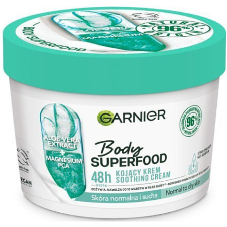 Garnier body superfood крем за суха до много суха кожа Avocado oil + Omega 6 380мл