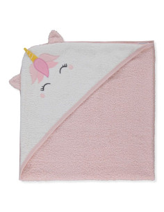 Бебешка хавлия с качулка Bebetto Havlu grubu, Розов, 80х80 см., H474