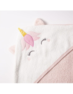Бебешка хавлия с качулка Bebetto Havlu grubu, Розов, 80х80 см., H474 2