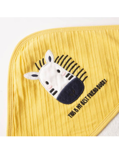 Бебешка хавлия с качулка Bebetto Havlu grubu, Жълт, 80х80 см., H467 2