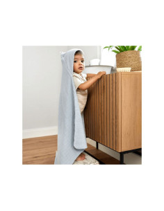 Бебешка хавлия с качулка Lassig, муселинена, 80х80 см. 2