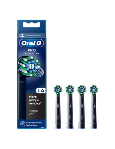 ORAL-B Cross Action EB 50-4 Черен, накрайник за ел. четка за зъби, 4 бр.