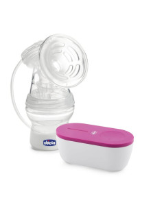 Електрическа помпа за кърма Chicco Travel Pink, преносима