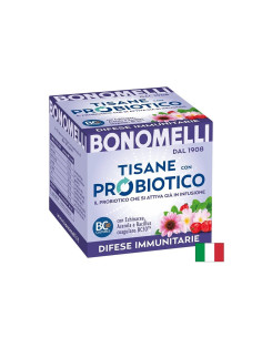 Билков чай (ехинацея, шипка, ацерола) с пробиотик За силен имунитет и баланс на чревната флора 10 пакетчета
