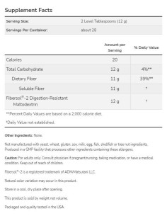 Prebiotic Fiber with Fibersol-2 2