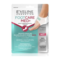 EV1 FOOT CARE MED+ PROFESSIONAL Ексфолираща SOS текстилна маска за пети,1 чифт