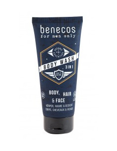 Био душ-гел за мъже 3 в 1, Benecos, 30 мл /250 мл 2