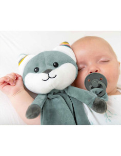 Плюшено одеялце за гушкане ZAZU с държач за залъгалка, бял шум и музика, със сензор за плач 2