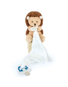 Плюшена играчка за гушкане Doudou UNICEF Таралеж с кърпичка 12 см, DC3983