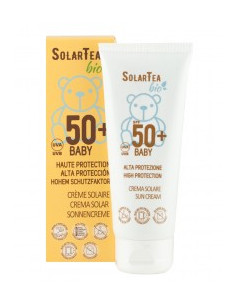 Слънцезащитен крем за бебета и деца с фактор 50 - био , SolarTea, 100 мл