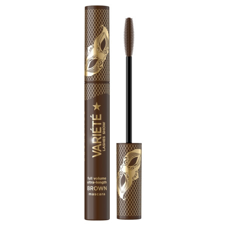 EV11 СПИРАЛА VARIETE LASHES SHOW TICKENING&LENGHTENING BROWN 10 МЛ