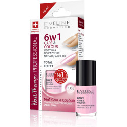 EV11 NAILS 6 В 1 ГРИЖА И ЦВЯТ – РОЗА, 5 МЛ