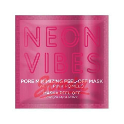 MARION NEON VIBES Peel-off Минимизираща порите маска за лице - Розово помело, 8 мл