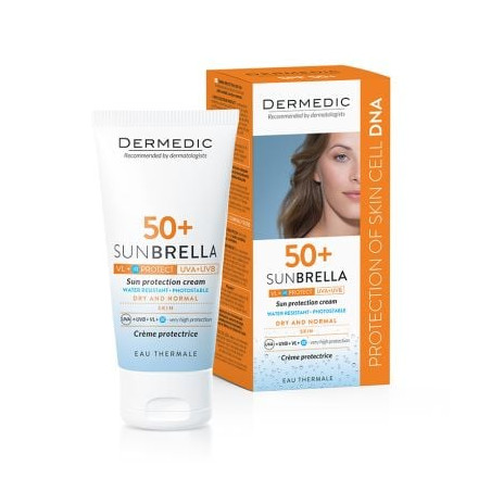 DD SUNBRELLA СЛЪНЦЕЗАЩИТЕН КРЕМ SPF 50+ СУХА И НОРМ. КОЖА 50 МЛ