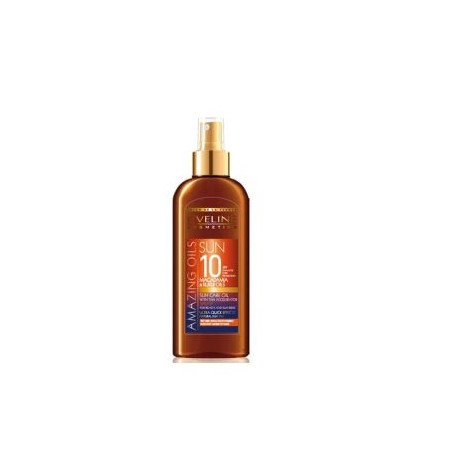 EVE AMAZING OILS СЛЪНЦЕЗАЩИТНО ОЛИО SPF 10 С УСКОРИТЕЛ ЗА ТЕН, 150 МЛ