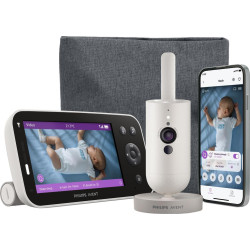 Дигитален видеофон Philips Avent Premium Connected SCD971/26 с технология Sense IQ и възможност за връзка през интернет