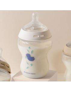 Бебешко шише за хранене Tommee Tippee Easi Vent 260 ml. 0 м+, Пате 2