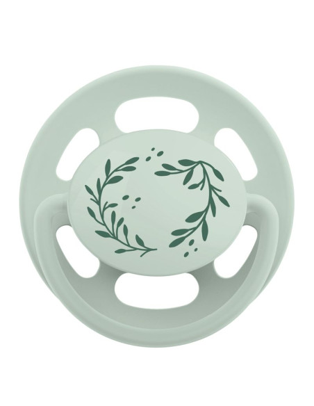 Залъгалки NIP Cherry Green, 2 бр., 0-12 м.