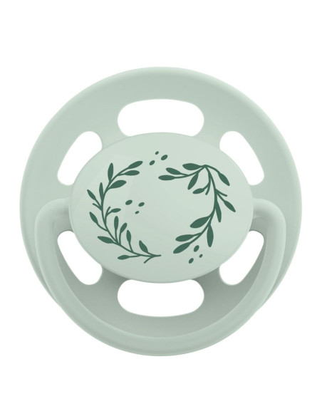 Залъгалки NIP Cherry Green, 2 бр., 0-12 м.