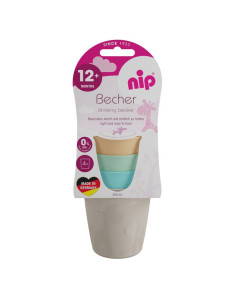 Комплект детски чаши за пиене NIP Beaker Жираф, 4 броя, 250 мл. 2