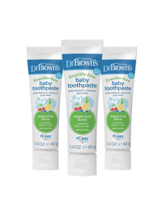 Детска паста за зъби без флуорид Dr. Browns с плодов вкус 2