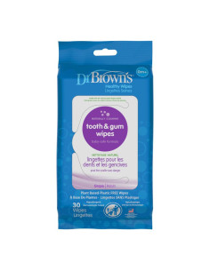 Бебешки мокри кърпи за зъби и венци Dr.Browns Healthy Wipes 30бр.