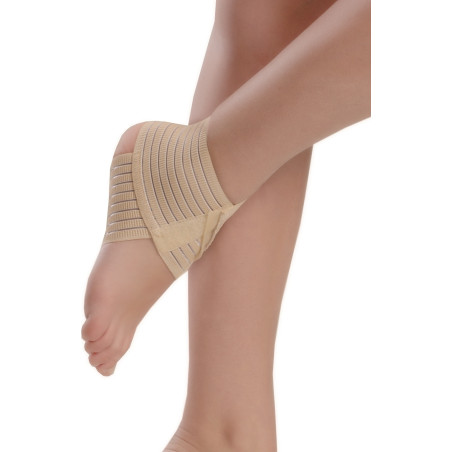 MEDTEXTILE Бандаж за глезен с лека фиксация 7034, Бежов L, медицински текстил