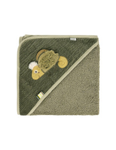 babyFEHN - Хавлия с качулка Хамелеон Lazy, Crazy - Pink, 80x80 см