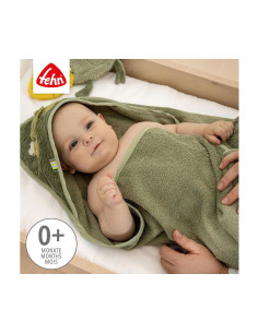 babyFEHN - Хавлия с качулка Хамелеон Lazy, Crazy - Pink, 80x80 см 2