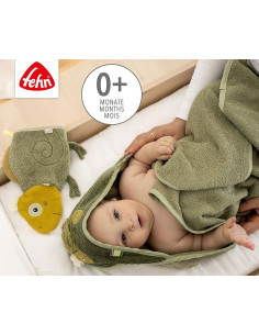 babyFEHN - Ръкавица за къпане Хамелеон Lazy, Crazy - Pink, 26 см 2