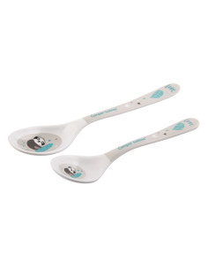 Canpol - Mеламинови лъжички Exotic Animals, сиви, 2 броя, 9м+